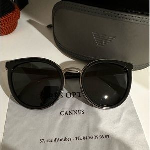 Emporio Armani sunglasses.